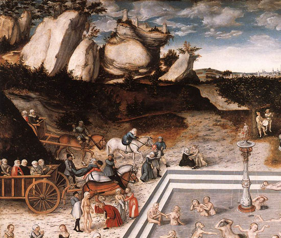 The Fountain of Youth -(Detail): 1546